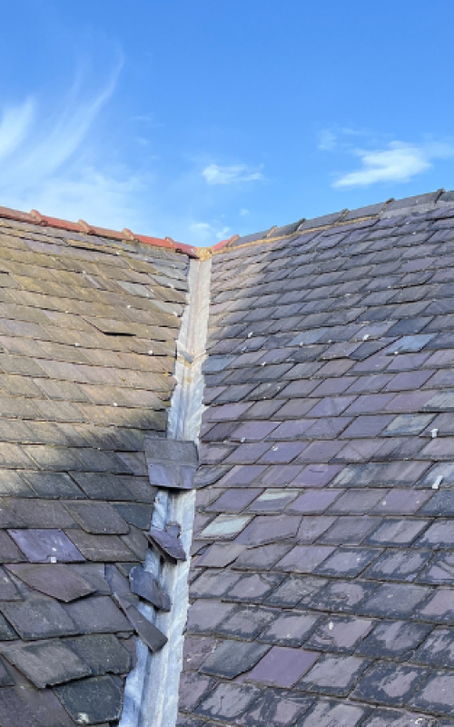 Slate valley repair Liverpool by Maintenance Free Roofing